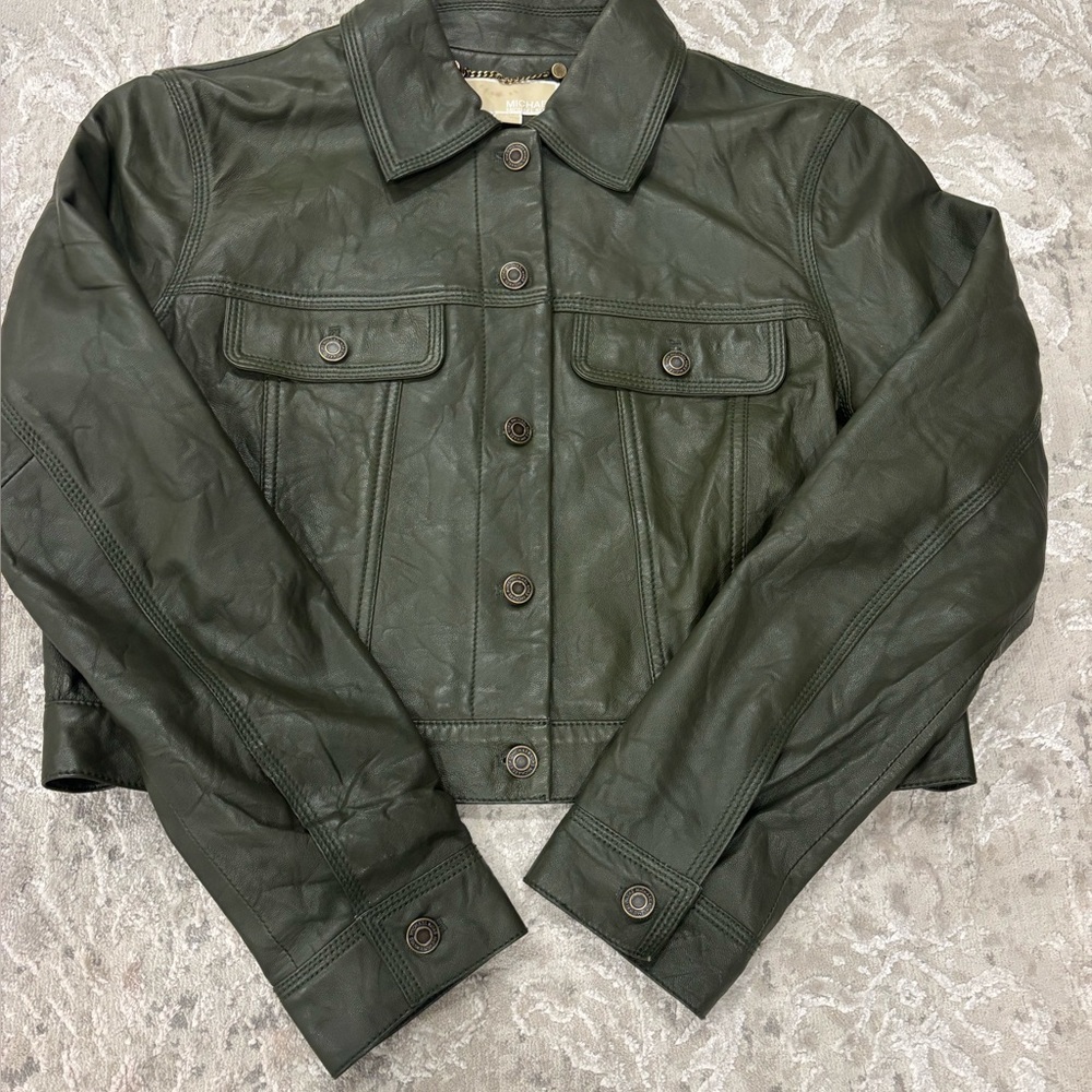 Michael Kors Forest Leather Jacket
Excellent Condition worn once